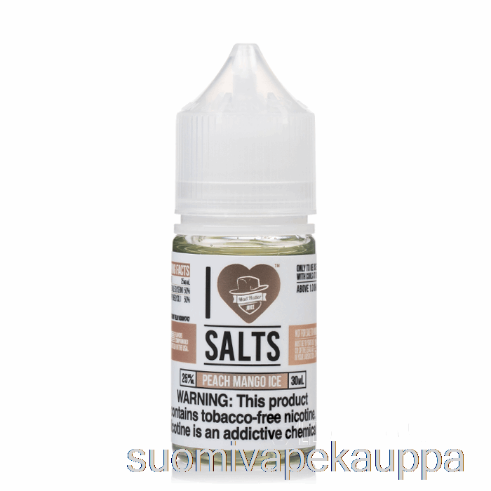 Vape Suomi Persikka Mangojää - Rakastan Suoloja - 30ml 25mg